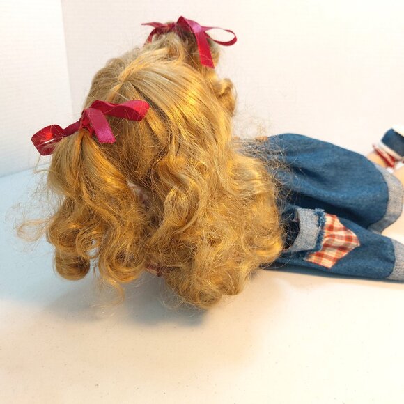 Princess House Porcelain Doll, laying on tummy - Picture 3 of 6